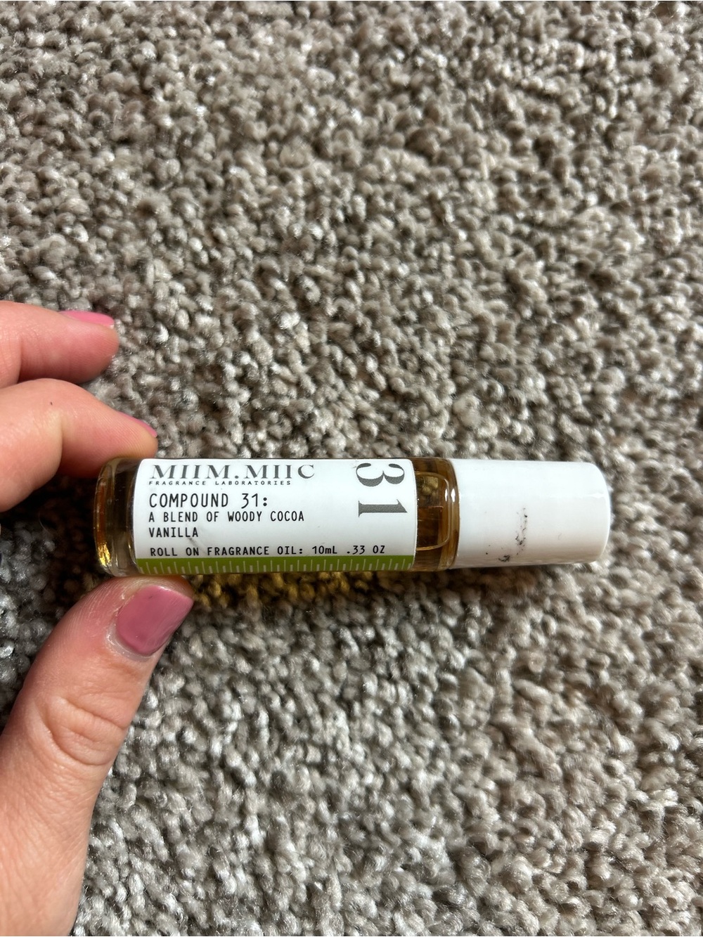 Compound 31 Roll-On Fragrance Oil — Vanilla Woody Cocoa